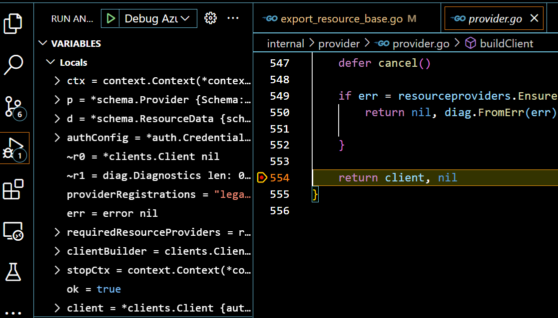 Debug Console