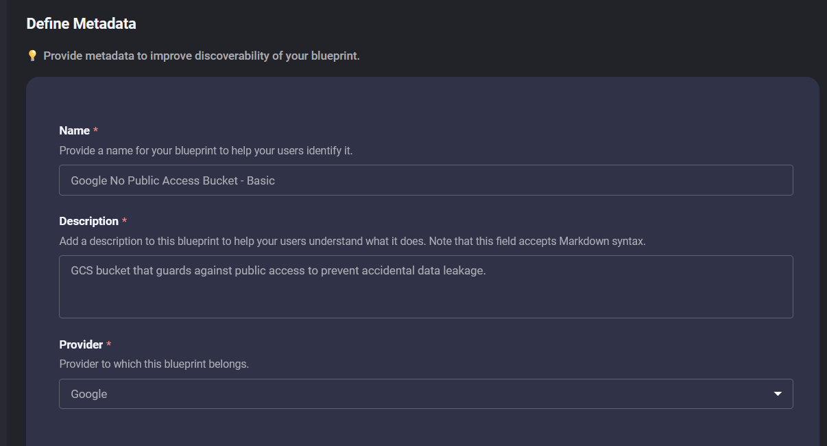 Define Metadata